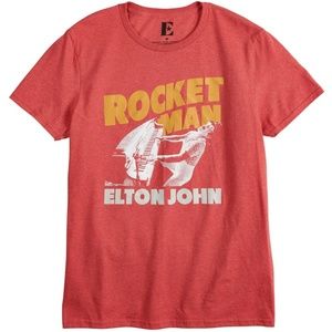 New! Elton John Piano Rocket Man Movie T-Shirt XXL